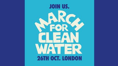 Join the march for clean water on October 26 Join the march for clean water on October 26