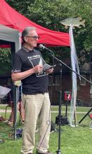 Peter Hammond (WASP) speaking at River Rights Festival