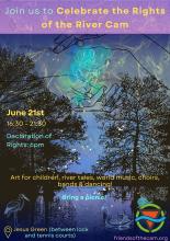 Invitation to Declaration of Rignts of the River & Festival, 21 June, 4.50pm